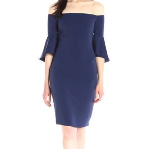 Laundry by Shelli Segal NEW Navy Blue Dress 0
